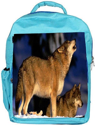 

Snoogg Eco Friendly Canvas Dog Roaring Designer Backpack Rucksack School Travel Unisex Casual Canvas Bag Bookbag Satchel 5 L Backpack(Blue)