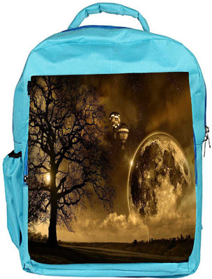

Snoogg Eco Friendly Canvas Black Earth Designer Backpack Rucksack School Travel Unisex Casual Canvas Bag Bookbag Satchel 5 L Backpack(Blue)