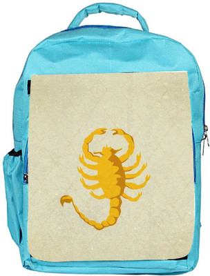 

Snoogg Eco Friendly Canvas Scorpion Yellow 2785 Backpack Rucksack School Travel Unisex Casual Canvas Bag Bookbag Satchel 5 L Backpack(Blue)