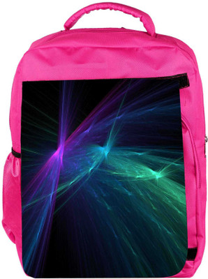 

Snoogg Eco Friendly Canvas Dark Black Designer Backpack Rucksack School Travel Unisex Casual Canvas Bag Bookbag Satchel 5 L Backpack(Pink)