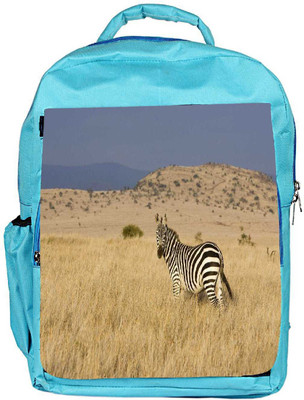 

Snoogg Eco Friendly Canvas Zebra Designer Backpack Rucksack School Travel Unisex Casual Canvas Bag Bookbag Satchel 5 L Backpack(Blue)