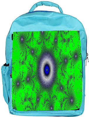 

Snoogg Eco Friendly Canvas Green Orb Designer Backpack Rucksack School Travel Unisex Casual Canvas Bag Bookbag Satchel 5 L Backpack(Blue)