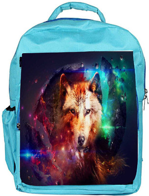 

Snoogg Eco Friendly Canvas Wolf Of Hearts Backpack Rucksack School Travel Unisex Casual Canvas Bag Bookbag Satchel 5 L Backpack(Blue)
