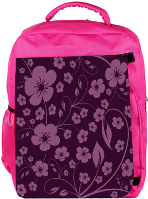 

Snoogg Eco Friendly Canvas Seamless Floral Pattern Abstract Background Backpack Rucksack School Travel Unisex Casual Canvas Bag Bookbag Satchel 5 L Backpack(Pink)
