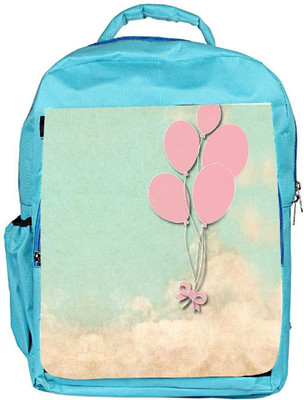 

Snoogg Eco Friendly Canvas Balloning Backpack Rucksack School Travel Unisex Casual Canvas Bag Bookbag Satchel 5 L Backpack(Blue)
