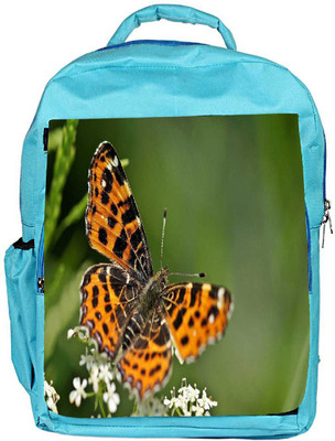 

Snoogg Eco Friendly Canvas Abstract Multicolor Butterfly Designer Backpack Rucksack School Travel Unisex Casual Canvas Bag Bookbag Satchel 5 L Backpack(Blue)