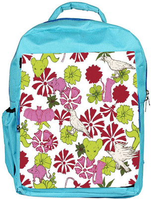 

Snoogg Eco Friendly Canvas Birds And Rats Designer Backpack Rucksack School Travel Unisex Casual Canvas Bag Bookbag Satchel 5 L Backpack(Blue)