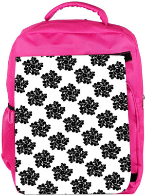 

Snoogg Eco Friendly Canvas Abstract Floral Star Designer Backpack Rucksack School Travel Unisex Casual Canvas Bag Bookbag Satchel 5 L Backpack(Pink)