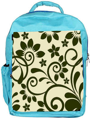 

Snoogg Eco Friendly Canvas Seamless Floral Pattern Abstract Background Backpack Rucksack School Travel Unisex Casual Canvas Bag Bookbag Satchel 5 L Backpack(Blue)