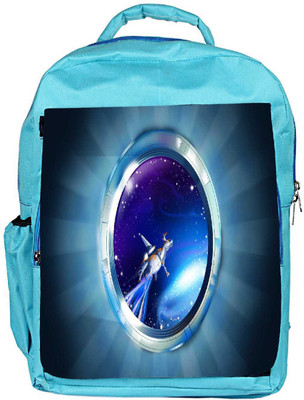 

Snoogg Eco Friendly Canvas Plane Window Designer Backpack Rucksack School Travel Unisex Casual Canvas Bag Bookbag Satchel 5 L Backpack(Blue)