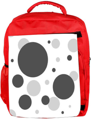 

Snoogg Eco Friendly Canvas Grey Blocks Designer Backpack Rucksack School Travel Unisex Casual Canvas Bag Bookbag Satchel 5 L Backpack(Red)