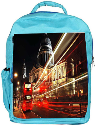 

Snoogg Eco Friendly Canvas City At Night Designer Backpack Rucksack School Travel Unisex Casual Canvas Bag Bookbag Satchel 5 L Backpack(Blue)