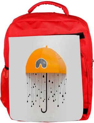 

Snoogg Eco Friendly Canvas Battery Animated Backpack Rucksack School Travel Unisex Casual Canvas Bag Bookbag Satchel 5 L Backpack(Red)