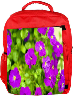 

Snoogg Eco Friendly Canvas Autumn Flower Designer Backpack Rucksack School Travel Unisex Casual Canvas Bag Bookbag Satchel 5 L Backpack(Red)