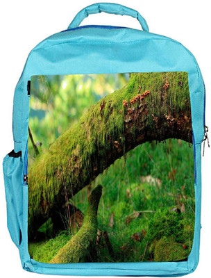 

Snoogg Eco Friendly Canvas Green Tree Designer Backpack Rucksack School Travel Unisex Casual Canvas Bag Bookbag Satchel 5 L Backpack(Blue)