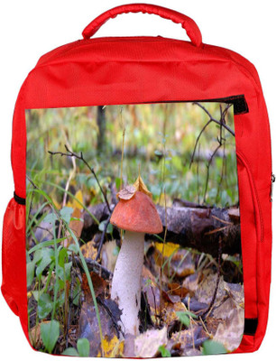 

Snoogg Eco Friendly Canvas Red Mushroom Designer Backpack Rucksack School Travel Unisex Casual Canvas Bag Bookbag Satchel 5 L Backpack(Red)