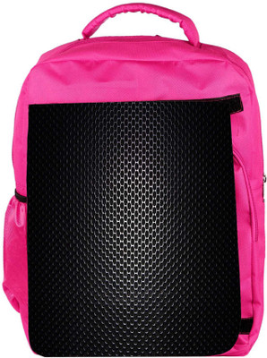 

Snoogg Eco Friendly Canvas Black Spots Designer Backpack Rucksack School Travel Unisex Casual Canvas Bag Bookbag Satchel 5 L Backpack(Pink)