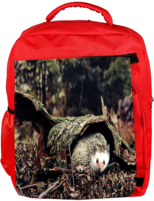

Snoogg Eco Friendly Canvas Animal Under Tree Designer Backpack Rucksack School Travel Unisex Casual Canvas Bag Bookbag Satchel 5 L Backpack(Red)