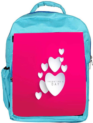 

Snoogg Eco Friendly Canvas Be My Valentine Backpack Rucksack School Travel Unisex Casual Canvas Bag Bookbag Satchel 5 L Backpack(Blue)