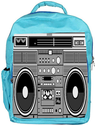 

Snoogg Eco Friendly Canvas Casette Tape Backpack Rucksack School Travel Unisex Casual Canvas Bag Bookbag Satchel 5 L Backpack(Blue)