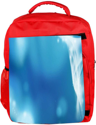 

Snoogg Eco Friendly Canvas Abstract Sparkling Design Designer Backpack Rucksack School Travel Unisex Casual Canvas Bag Bookbag Satchel 5 L Backpack(Red)