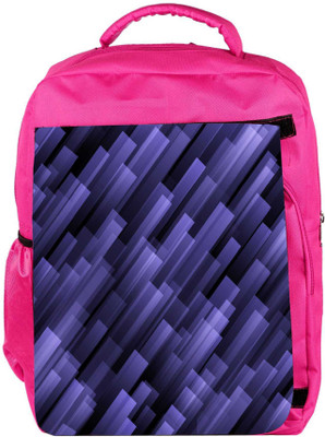 

Snoogg Eco Friendly Canvas Abstract Violet Background Backpack Rucksack School Travel Unisex Casual Canvas Bag Bookbag Satchel 5 L Backpack(Pink)