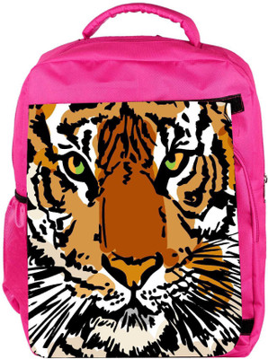 

Snoogg Eco Friendly Canvas Sketch Of White Tiger Vector Illustration Backpack Rucksack School Travel Unisex Casual Canvas Bag Bookbag Satchel 5 L Backpack(Pink)