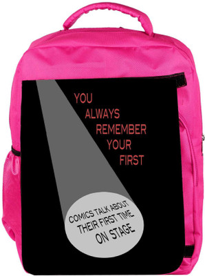 

Snoogg Eco Friendly Canvas First Blair Designer Backpack Rucksack School Travel Unisex Casual Canvas Bag Bookbag Satchel 5 L Backpack(Pink)
