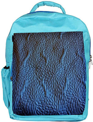 

Snoogg Eco Friendly Canvas Abstract Floral Blue Pattern Designer Backpack Rucksack School Travel Unisex Casual Canvas Bag Bookbag Satchel 5 L Backpack(Blue)