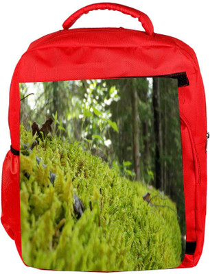 

Snoogg Eco Friendly Canvas Clean Garden Designer Backpack Rucksack School Travel Unisex Casual Canvas Bag Bookbag Satchel 5 L Backpack(Red)