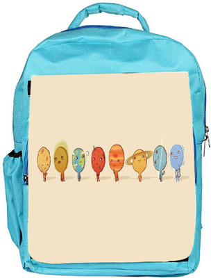 

Snoogg Eco Friendly Canvas Nine Planets Designer Backpack Rucksack School Travel Unisex Casual Canvas Bag Bookbag Satchel 5 L Backpack(Blue)