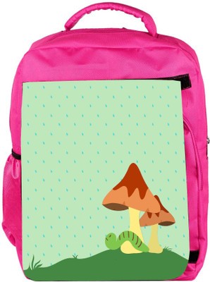 

Snoogg Eco Friendly Canvas Abstract Rainy Season Background With Water Drops Backpack Rucksack School Travel Unisex Casual Canvas Bag Bookbag Satchel 5 L Backpack(Pink)