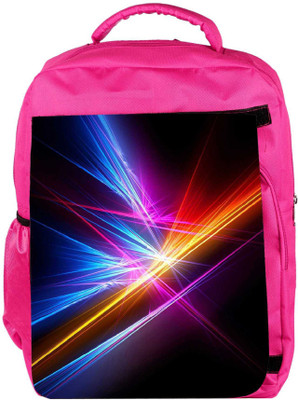 

Snoogg Eco Friendly Canvas Colortful Lighter Designer Backpack Rucksack School Travel Unisex Casual Canvas Bag Bookbag Satchel 5 L Backpack(Pink)