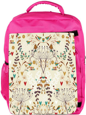 

Snoogg Eco Friendly Canvas Minimal Love Backpack Rucksack School Travel Unisex Casual Canvas Bag Bookbag Satchel 5 L Backpack(Pink)