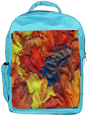 

Snoogg Eco Friendly Canvas Background Made Of Red Maple Leaves Backpack Rucksack School Travel Unisex Casual Canvas Bag Bookbag Satchel 5 L Backpack(Blue)