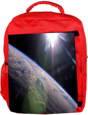 

Snoogg Eco Friendly Canvas Abstract Earth Designer Backpack Rucksack School Travel Unisex Casual Canvas Bag Bookbag Satchel 5 L Backpack(Red)