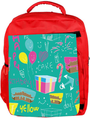 

Snoogg Eco Friendly Canvas Red Spots Pattern Designer Backpack Rucksack School Travel Unisex Casual Canvas Bag Bookbag Satchel 5 L Backpack(Red)