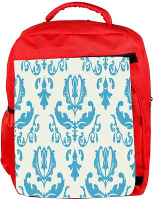 

Snoogg Eco Friendly Canvas Blue Cream Designer Backpack Rucksack School Travel Unisex Casual Canvas Bag Bookbag Satchel 5 L Backpack(Red)