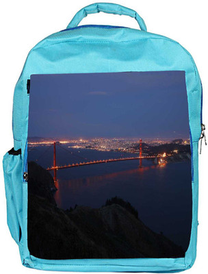 

Snoogg Eco Friendly Canvas Abstract Sealing At Night Designer Backpack Rucksack School Travel Unisex Casual Canvas Bag Bookbag Satchel 5 L Backpack(Blue)