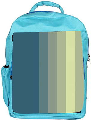 

Snoogg Eco Friendly Canvas Yellow And Blue Designer Backpack Rucksack School Travel Unisex Casual Canvas Bag Bookbag Satchel 5 L Backpack(Blue)
