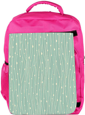

Snoogg Eco Friendly Canvas Colorful Pattern Design Designer Backpack Rucksack School Travel Unisex Casual Canvas Bag Bookbag Satchel 5 L Backpack(Pink)