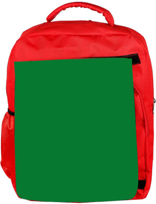 

Snoogg Eco Friendly Canvas Plain Green Designer Backpack Rucksack School Travel Unisex Casual Canvas Bag Bookbag Satchel 5 L Backpack(Red)