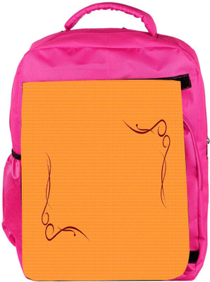 

Snoogg Eco Friendly Canvas Curves On Woven Texture Designer Backpack Rucksack School Travel Unisex Casual Canvas Bag Bookbag Satchel 5 L Backpack(Pink)