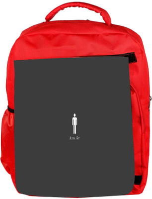 

Snoogg Eco Friendly Canvas Alpha Guy Designer Backpack Rucksack School Travel Unisex Casual Canvas Bag Bookbag Satchel 5 L Backpack(Red)