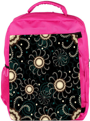

Snoogg Eco Friendly Canvas Red Pattern Design Designer Backpack Rucksack School Travel Unisex Casual Canvas Bag Bookbag Satchel 5 L Backpack(Pink)