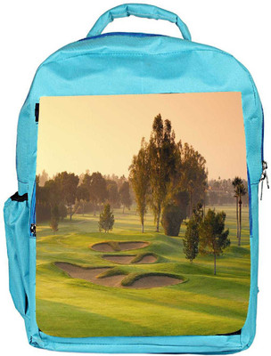 

Snoogg Eco Friendly Canvas Abstract Golf Park Designer Backpack Rucksack School Travel Unisex Casual Canvas Bag Bookbag Satchel 5 L Backpack(Blue)
