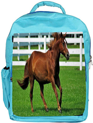 

Snoogg Eco Friendly Canvas Brown Horse Running Designer Backpack Rucksack School Travel Unisex Casual Canvas Bag Bookbag Satchel 5 L Backpack(Blue)
