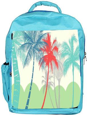 

Snoogg Eco Friendly Canvas Hawaii Backpack Rucksack School Travel Unisex Casual Canvas Bag Bookbag Satchel 5 L Backpack(Blue)