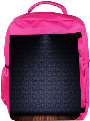 

Snoogg Eco Friendly Canvas Black And Brown Pattern Design Designer Backpack Rucksack School Travel Unisex Casual Canvas Bag Bookbag Satchel 5 L Backpack(Pink)