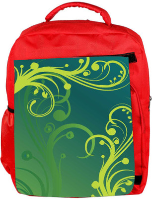 

Snoogg Eco Friendly Canvas Abstract Background Backpack Rucksack School Travel Unisex Casual Canvas Bag Bookbag Satchel 5 L Backpack(Red)